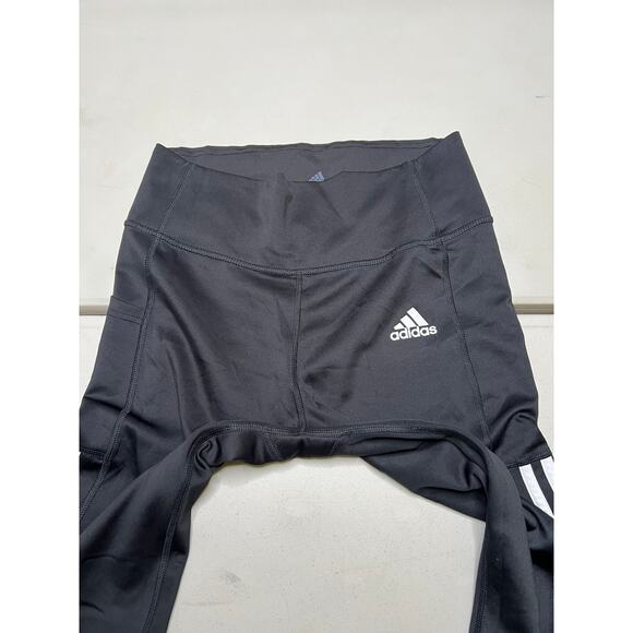 Adidas Black Primegreen Aeroready High Rise Pull On women Leggings Size Medium - Picture 6 of 12